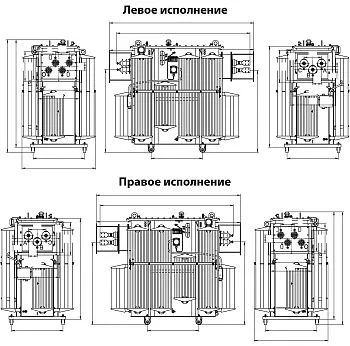 Фото чертежа ТМЗ 2000/6/0,4 Фото чертежа ТМЗ 2000/6/0,4